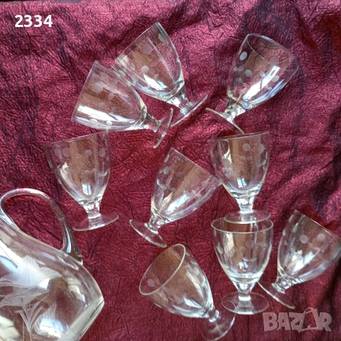 Тънкостенни чашки стъкло, снимка 3 - Чаши - 51729776