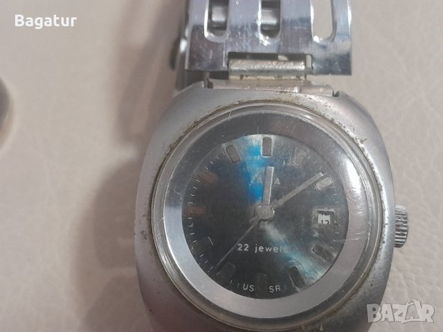 Заря 22 камъка, ZARJA часовник 22 камней, снимка 3 - Дамски - 43643042