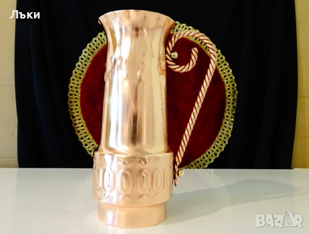 Майсторска медна кана,халба. , снимка 3 - Антикварни и старинни предмети - 37470150