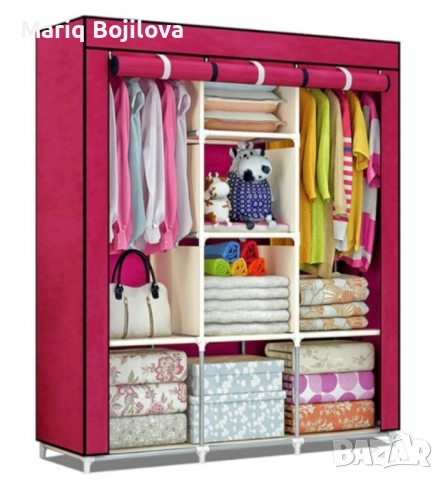 Спален гардероб с цип и 3 разделения, снимка 2 - Гардероби - 52174363