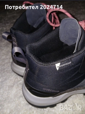 Туристически обувки Quechua 38, снимка 9 - Дамски ежедневни обувки - 52176501