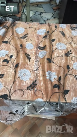  Сребристо,Златисто,Бяло,Пердета,завеси,Органза,Воал,Лен, снимка 2 - Пердета и завеси - 33545286