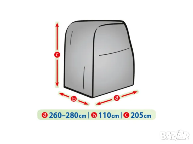 Покривало Kegel за мотокар, снимка 4 - Аксесоари и консумативи - 48745982