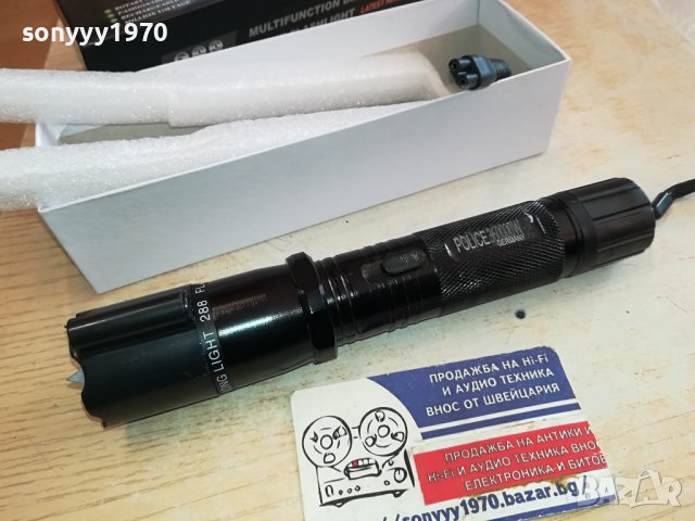 ЕЛЕКТРОШОК ПРОЖЕКТОР И ЛАЗЕР-НОВ 220В ЗАРЯД 1201241637, снимка 12 - Екипировка - 43777677