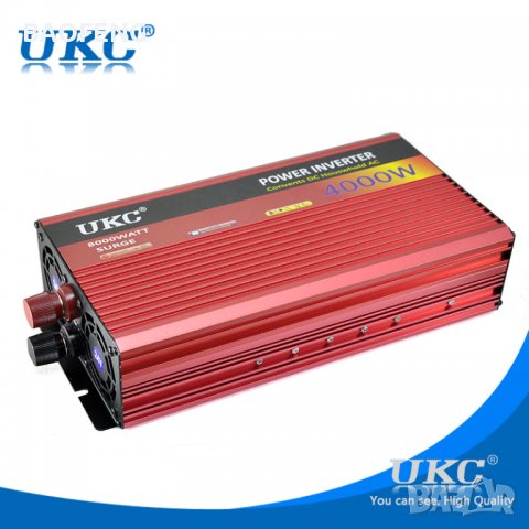 Промоция **█▬█ █ ▀█▀ Нови ИНВЕРТОРИ UKC 2000W с дисплей -12V или 24v /220V, Промоция, снимка 13 - Друга електроника - 39418469