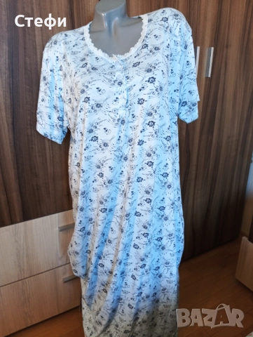 Дълга Дамска Нощница номер XL, снимка 2 - Нощници - 51753377