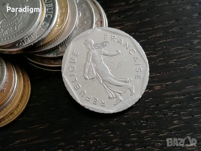 Монета - Франция - 2 франка | 1979г., снимка 2 - Нумизматика и бонистика - 28696272