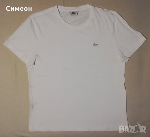 Lacoste оригинална тениска L памучна фланелка Slim Fit, снимка 1 - Тениски - 34982533