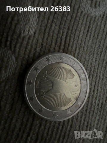 Монета 2 евро Германия 2002 г