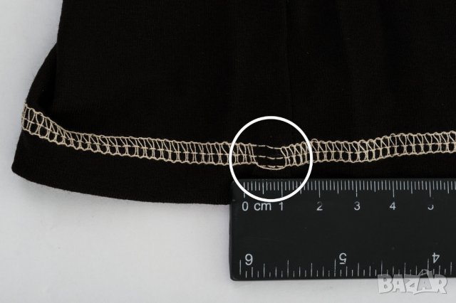 Черна дамска блуза с дълъг ръкав марка Violana , снимка 7 - Блузи с дълъг ръкав и пуловери - 32875747