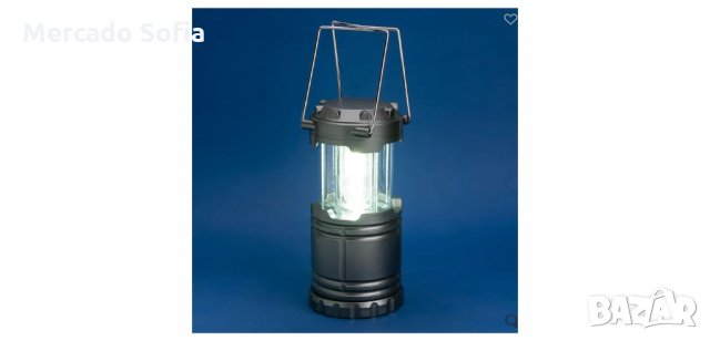 Сгъваемо фенерче с лед светлина, снимка 3 - Соларни лампи - 33317741