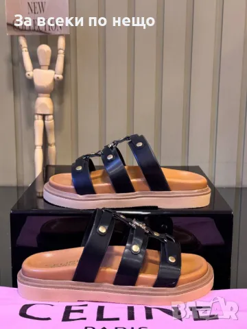 Celine Дамски Чехли Селин - Налични Различни Цветове Код E274, снимка 12 - Чехли - 50415319
