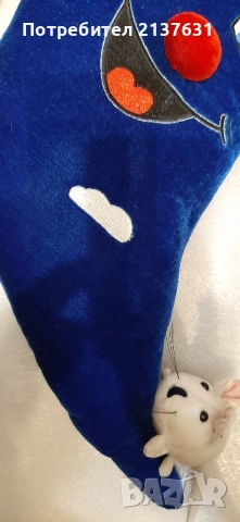 ГОЛЯМА ПЛЮШЕНА ИГРАЧКА ЛУНА с МИШКА, снимка 3 - Плюшени играчки - 51661442