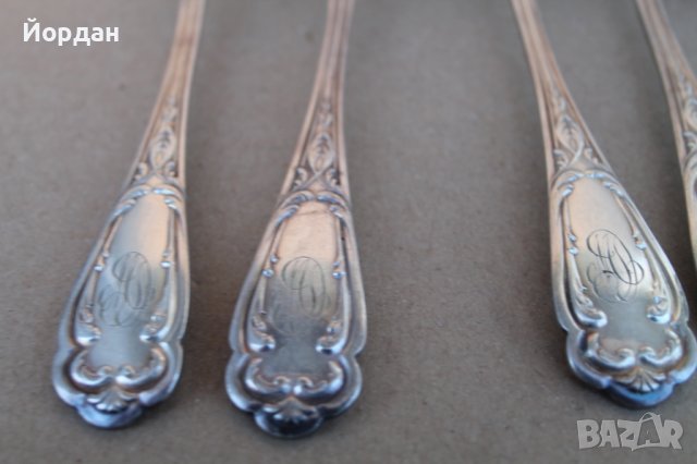 6 броя посребрени вилици , снимка 6 - Прибори за хранене, готвене и сервиране - 43231137