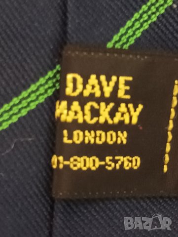 Винтидж вратовръзка DAVE MACKAY, Лондон. , снимка 7 - Други - 43171515