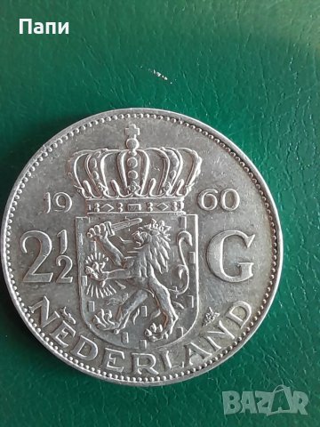 Колекционерска монета Холандия 2½ гулдена, снимка 2 - Нумизматика и бонистика - 37904144