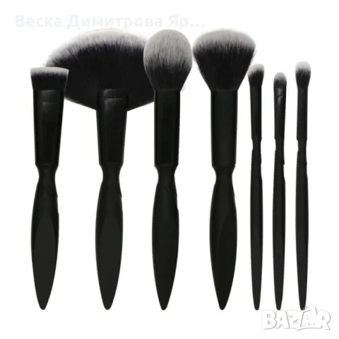 Комплект "Еднорог" от 7 разноцветни четки за грим HZS91, снимка 12 - Козметика за лице - 47729236