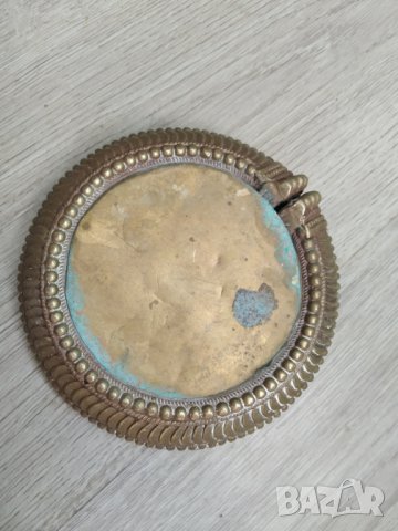 стара бронзова купичка,пепелник, снимка 3 - Други ценни предмети - 40222347