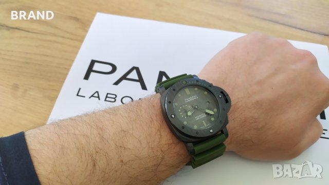 Panerai SUBMERSIBLE Marina Militare CARBOTECH™ 47MM клас 5A+, снимка 10 - Мъжки - 28262487