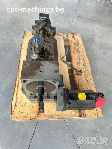 4-та ос ЦПУ CNC Делителен апарат въртяща маса Fanuc AC тип люлка, снимка 4 - Други машини и части - 48848346
