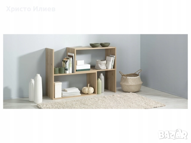 Библиотека Модулен рафт Модулни стелажи LIVARNO home, снимка 3 - Други стоки за дома - 52492141