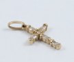 златна висулка кръст 47756-2, снимка 2