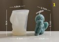 3D Ангел в 4 пози силиконов молд форма калъп фондан гипс смола свещ сапун пита декор, снимка 2