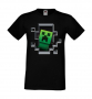 Мъжка тениска Creeper Face 4,Minecraft,Игра,Забавление,подарък,Изненада,Рожден Ден., снимка 2
