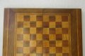 Голяма Луксозна Стара дървена кутия за игра на шах и табла, снимка 2
