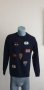 Hackett Badge Crew Merino Sweater Mens Size S НОВО! ОРИГИНАЛ! Мъжки Вълнен пуловер!, снимка 7