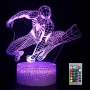 Холограмна 3D LED лампа Spider Man-дистанционно управление 16 цвята+други режими на управление, снимка 1