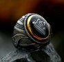 Луксозен мъжки пръстен , снимка 3