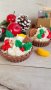 Ръчно изработени ароматни свещи - Коледни тарталети , снимка 1 - Коледни подаръци - 43266337