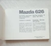 Оригинална книжка за експлоатация, подръжка и сервиз на автомобил Мазда 626, снимка 8
