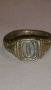 Рядък старинен пръстен сачан с БУКВА О - 66781, снимка 5
