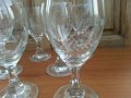 Ретро стъклени чаши гравирани , снимка 2