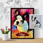 Професионален Дигитален Портрет на Домашен Любимец Куче / Котка с Включена Рамка