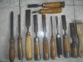 12 броя Ръчно Дърводелско Длето За Стружуване на Струг/Ръчна Дърворезба-Старо Качество-Масивни-Профи, снимка 2