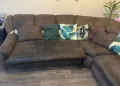 Ъглов диван разтегателен 240/280, снимка 2
