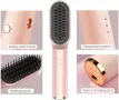 Нова Керамична безжична четка за изправяне и къдрене на коса, 5000mAh, снимка 4