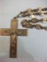 Синджир с кръст и разпятието стари от бронз - 192 гр., снимка 3