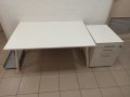 Маса и шкаф за офис IKEA, снимка 1 - Маси - 32952961