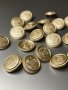 Луксозни златисти метални копчета, за зашиване, кръгли, диаметър: 20мм/2см, снимка 5
