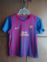 Barcelona Lionel Messi Nike оригинална детска тениска 7-8г Барселона Меси 122-128см , снимка 2