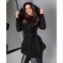 Дамско палто в черно Светлана , снимка 1 - Палта, манта - 38713701