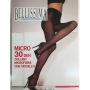 Bellissima 30DEN бежови италиански полуплътни микрофибърни чорапогащници 40-95кг Белисима , снимка 1