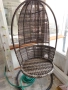 Люлка градинска метал,ратан2м,85см, снимка 1