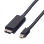 Кабел  Mini DP - HDMI M, 2m, 4K Value 11.99.5796 SS301269 Мъжко-Мъжко