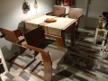 Маса трапезарна в рустикален стил с 4 стола, снимка 4