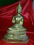 Голяма Стара Бронзова Статуя ,Статуетка БУДА, снимка 1